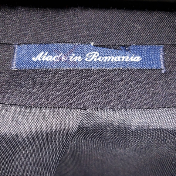 Izod Navy Blazer Wool 41R - Picture 5 of 6